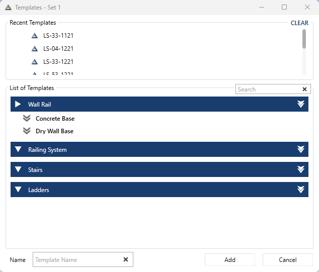 Template Selector